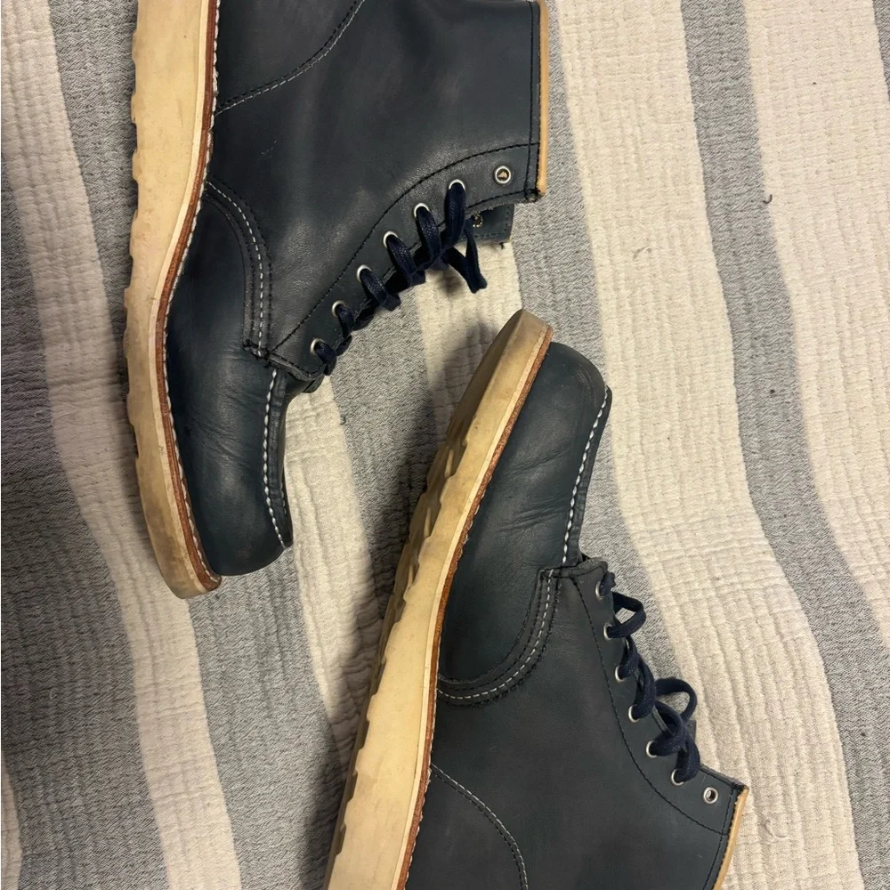Red Wing Moc Boots Navy Blue Womens 9 - Picture 6 of 6